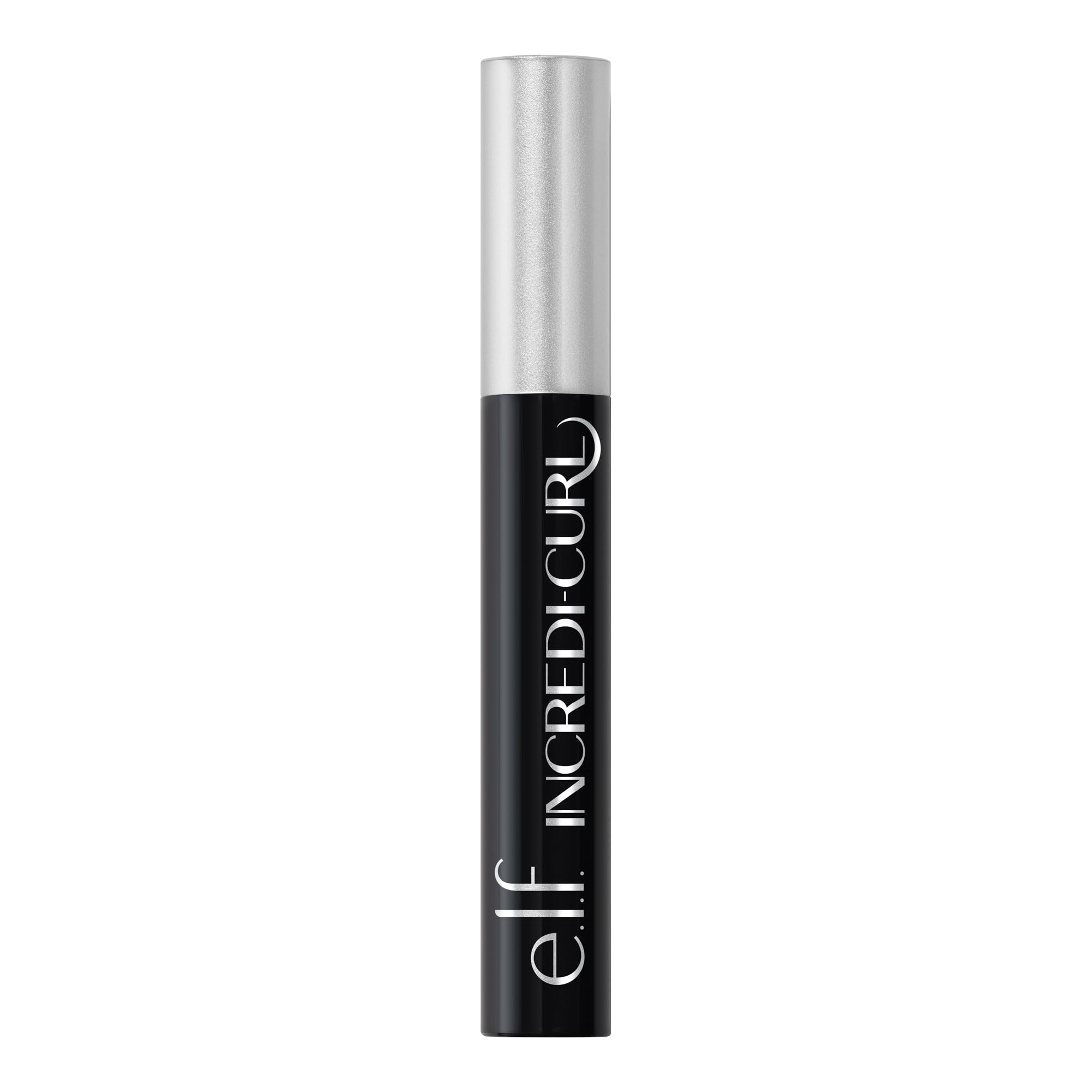e.l.f. Incredi-Curl Máscara envase compacto y portátil.