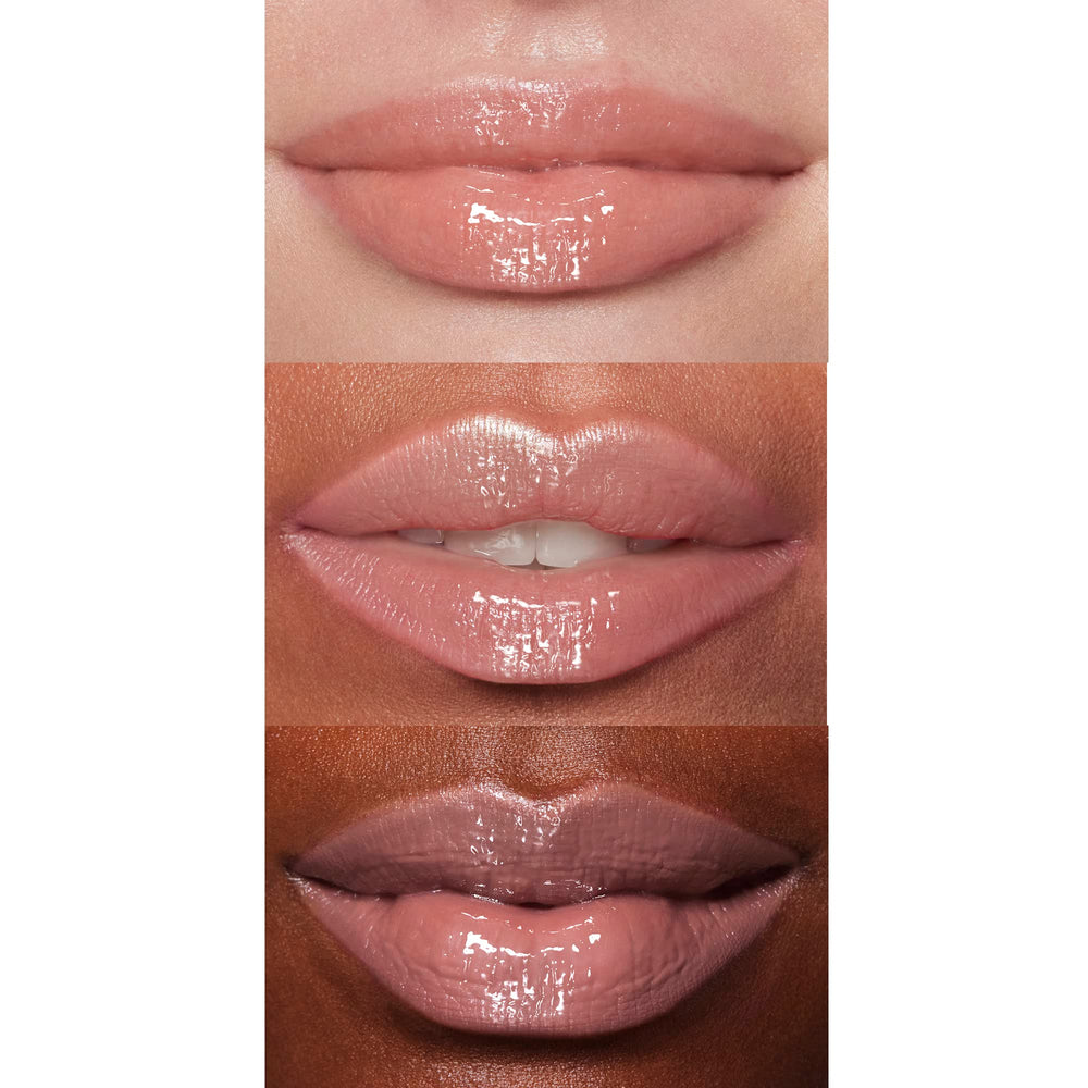 Lip Lacquer worn alone or layered over lipstick for added depth and shine.