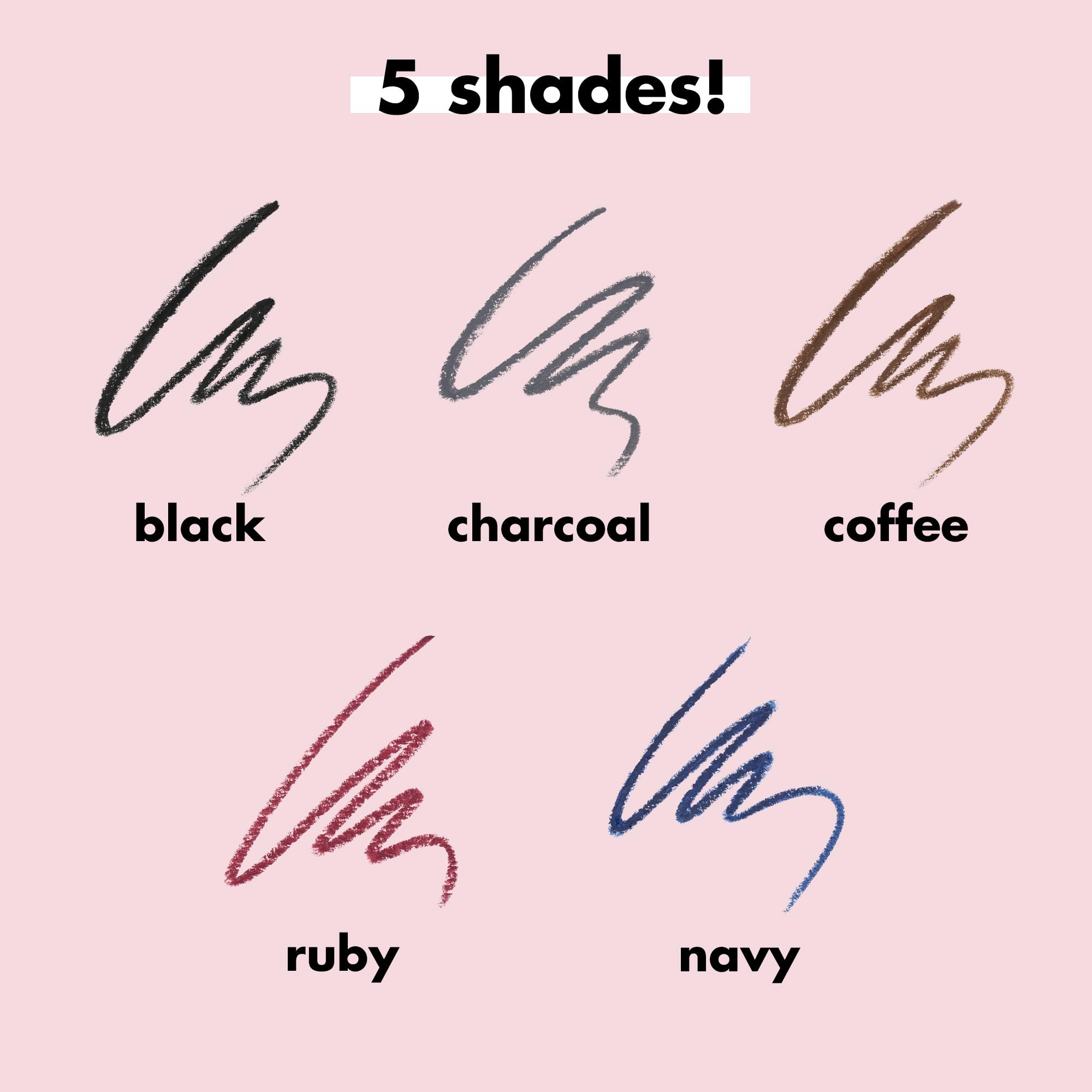 Ideal for both subtle day looks and bold night liners with e.l.f. No Budge.