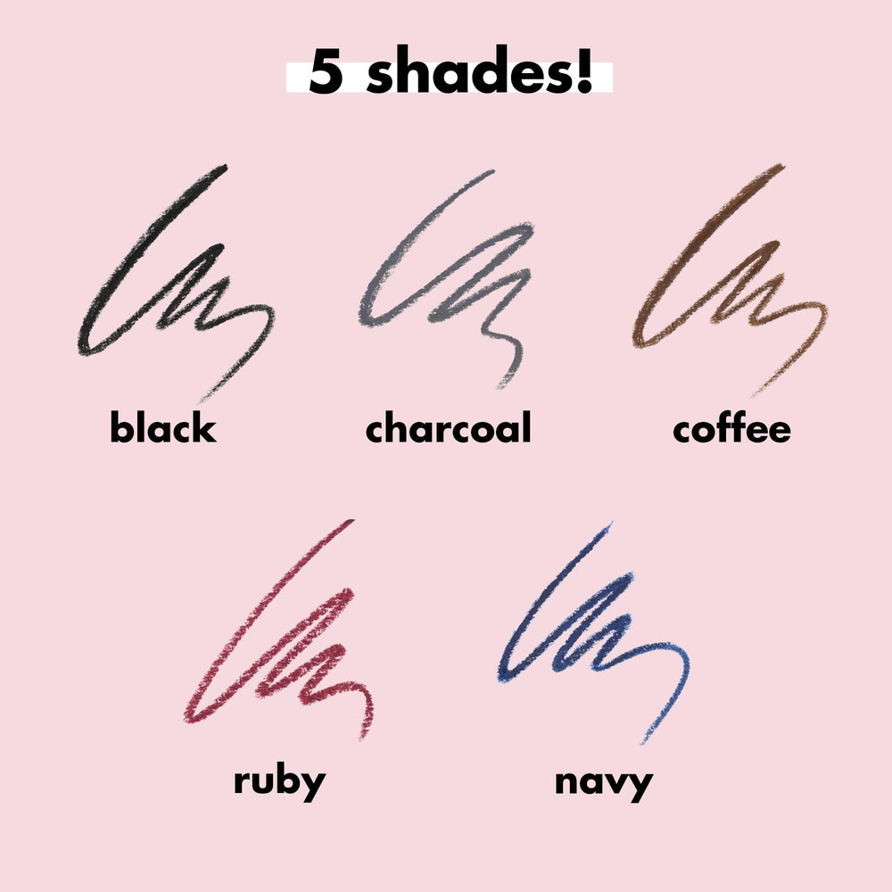 Ideal for both subtle day looks and bold night liners with e.l.f. No Budge.
