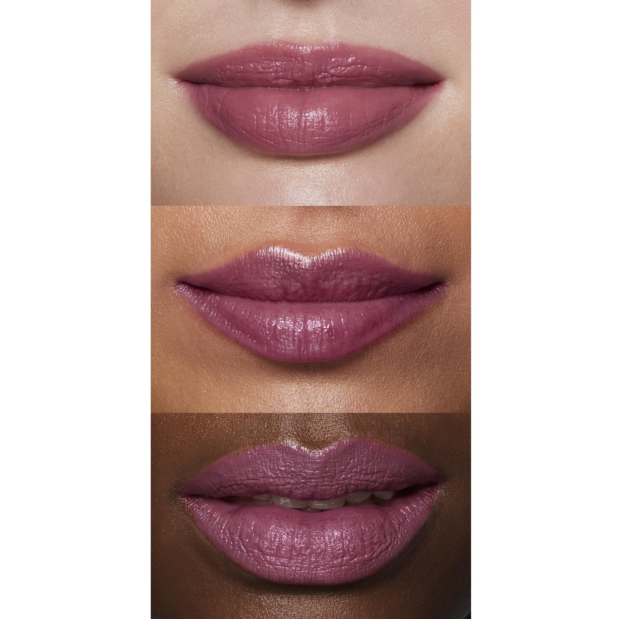 e.l.f. O Face Satin Lipstick en bolso de maquillaje, listo para retoques.