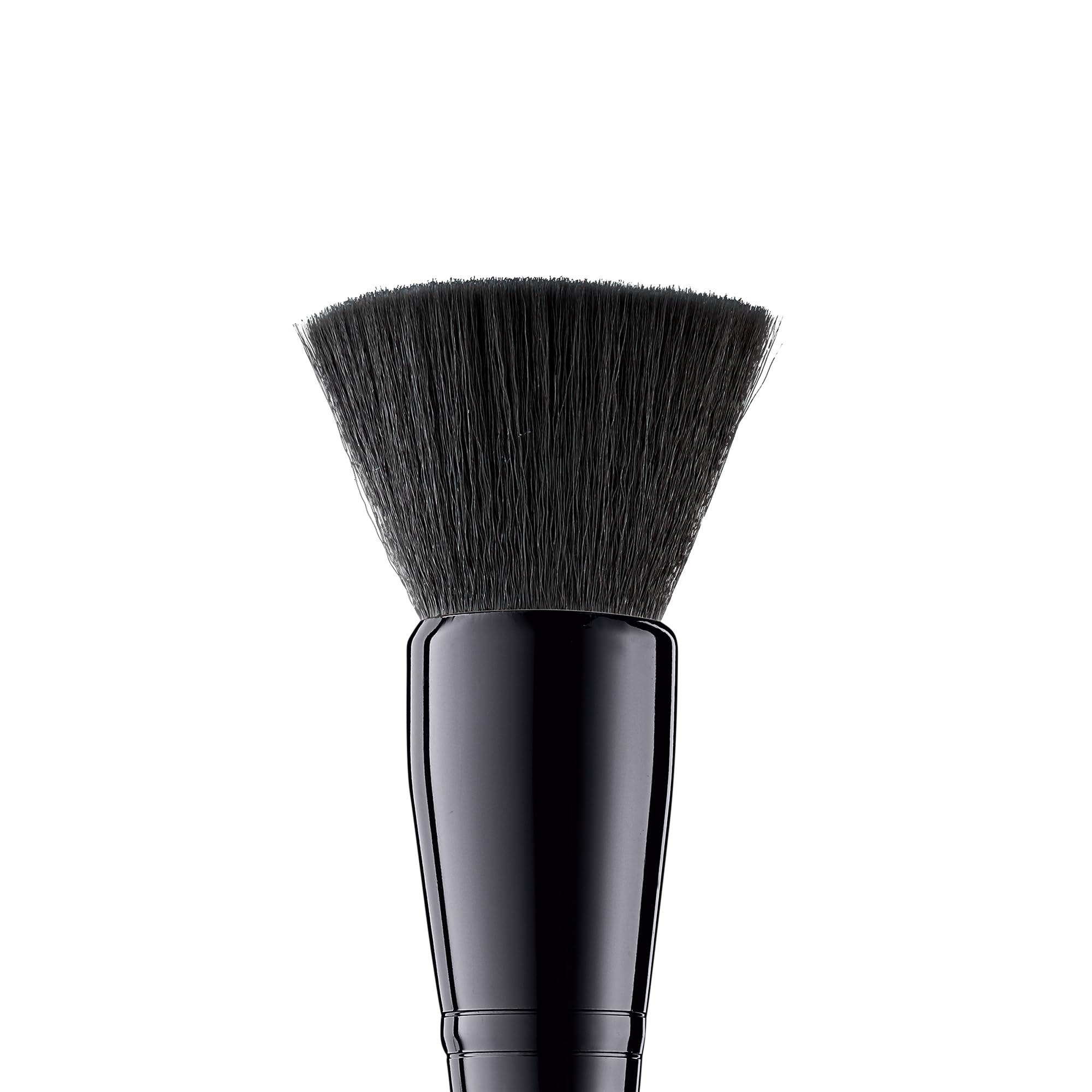 e.l.f. Powder Brush demonstrates full coverage for a sculpted look