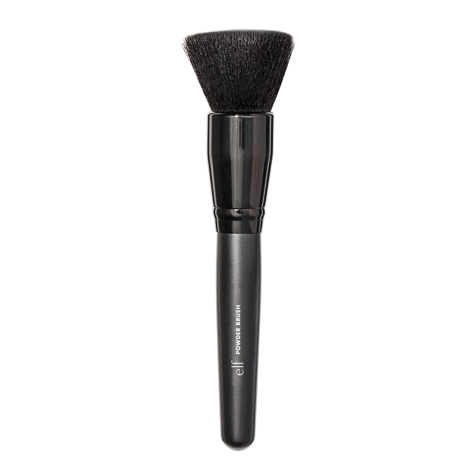 e.l.f. Powder Brush with soft synthetic bristles for smooth, even powder application