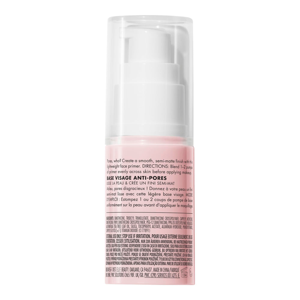 e.l.f. prebase Poreless aplicación suave en la piel
