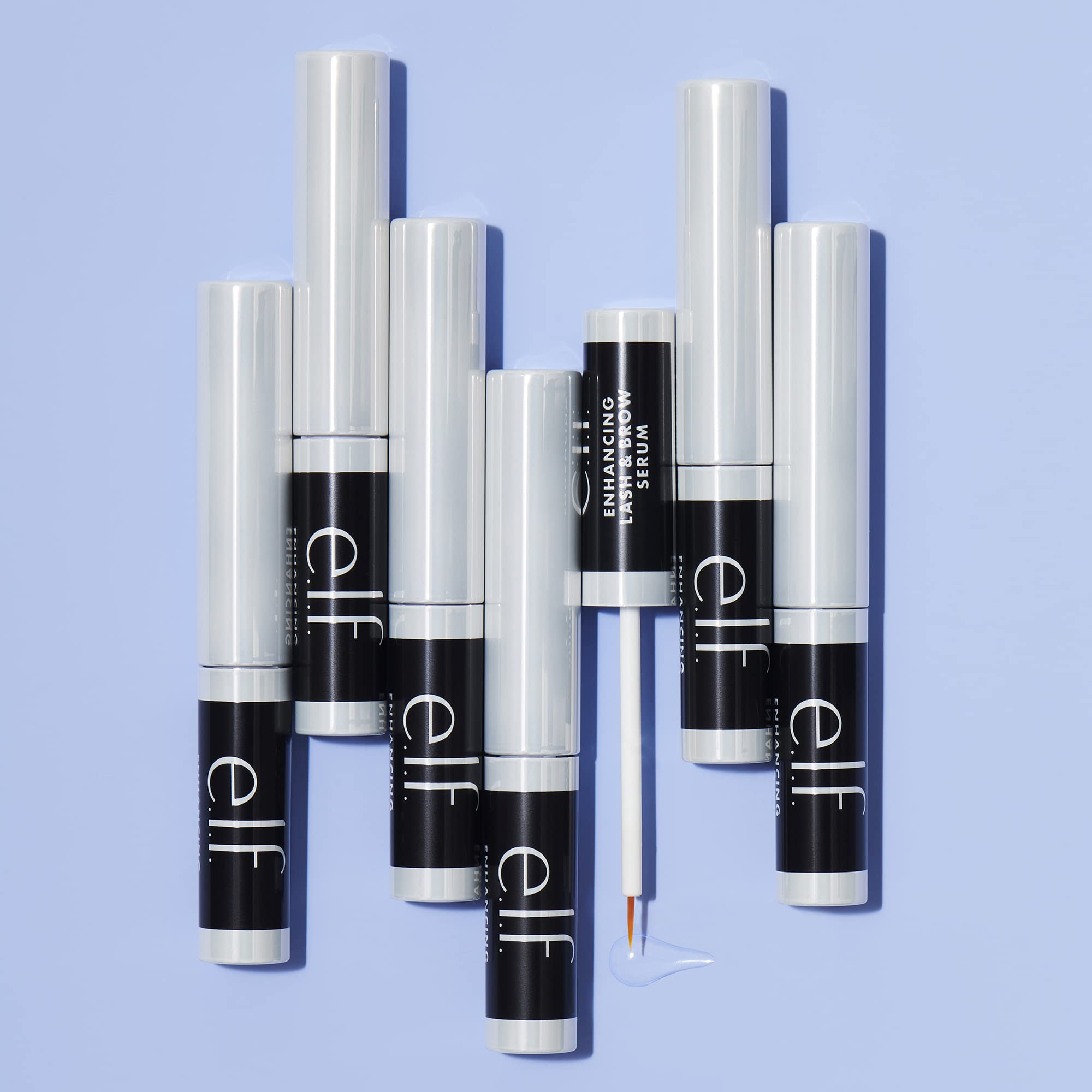 Serum de e.l.f. para pestañas y cejas, aplicación diaria para nutrir.