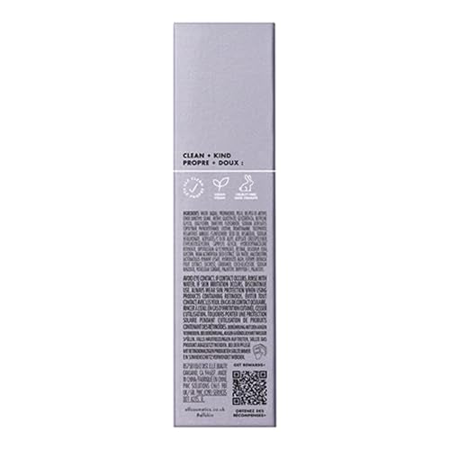 primer plano de la textura ligera del suero nocturno de e.l.f. SKIN absorbido rápidamente