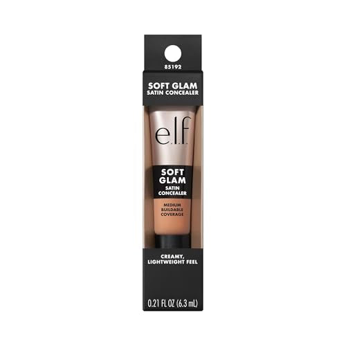 e.l.f. Soft Glam Satin Concealer shade 35 Medium Cool for cool tones