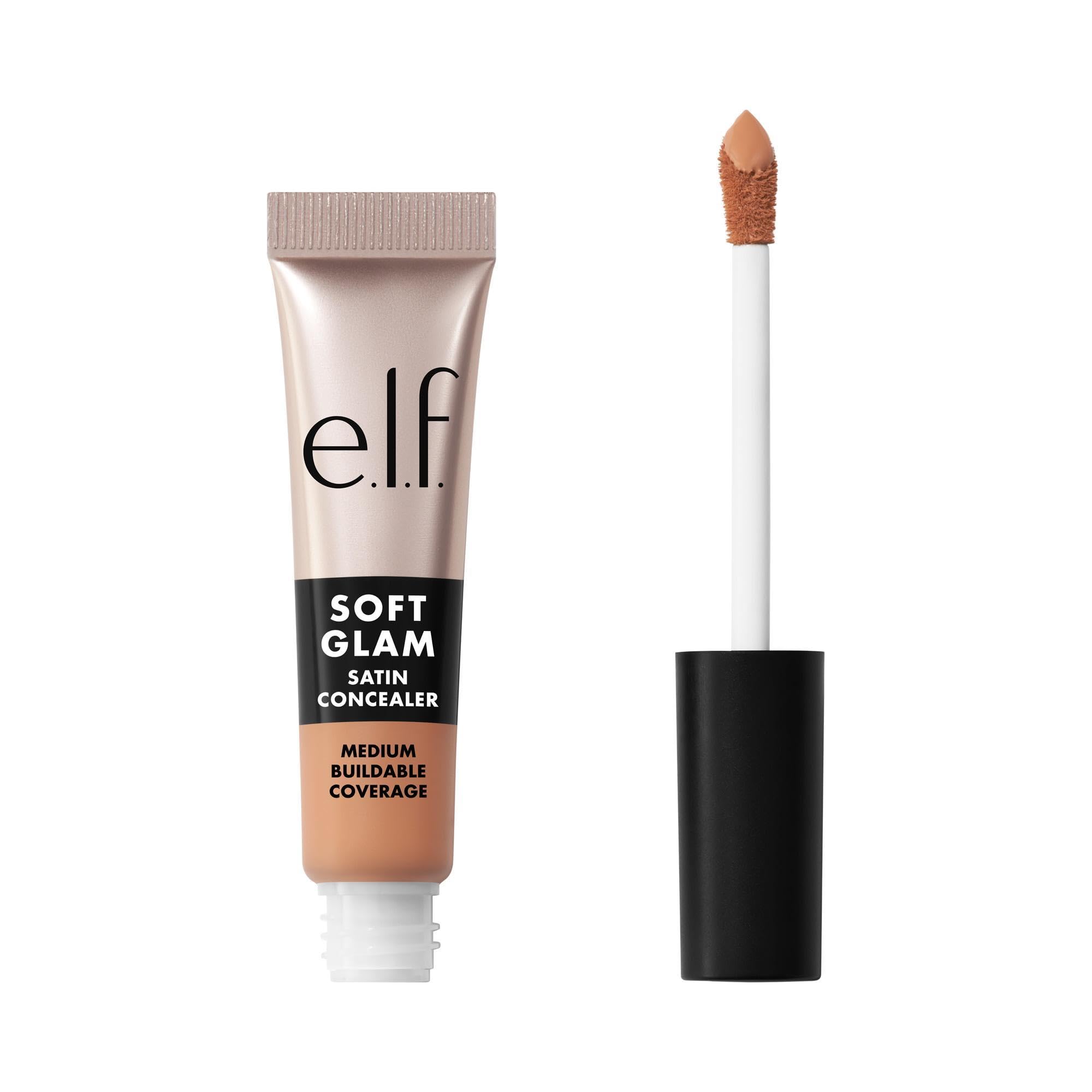 e.l.f. Soft Glam Satin Concealer packaging for compact on-the-go touch-ups