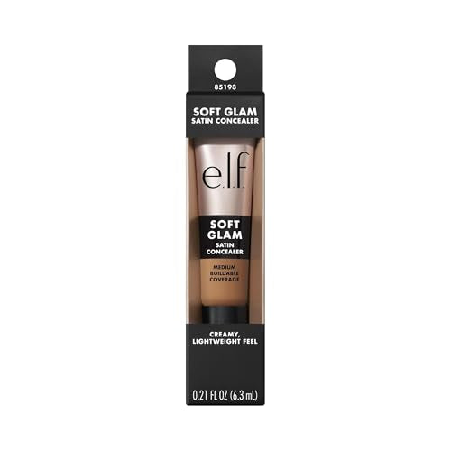 e.l.f. Soft Glam Satin Concealer shade 40 Tan Warm swatch.