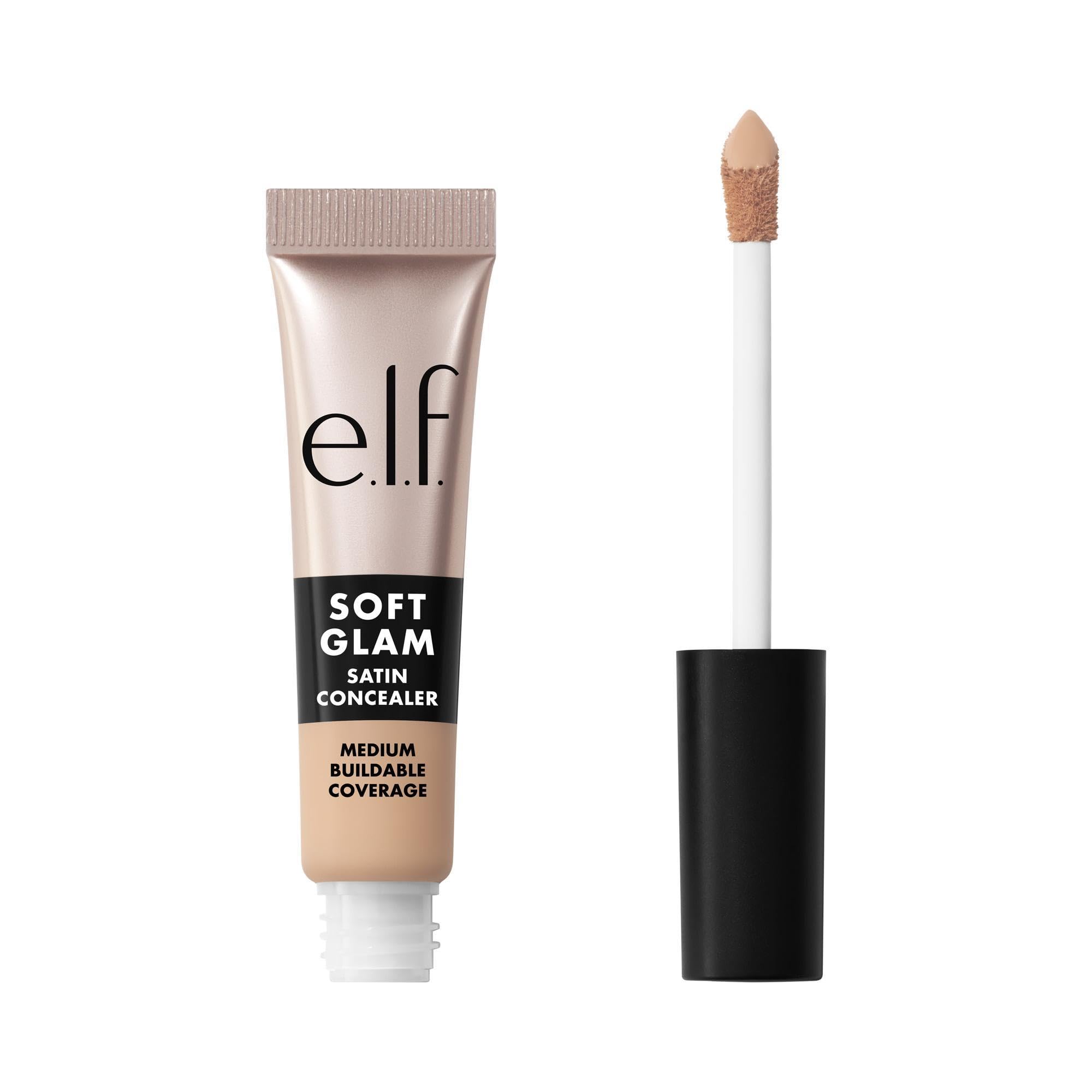 e.l.f. Soft Glam Satin Concealer tube ready for smooth, even coverage