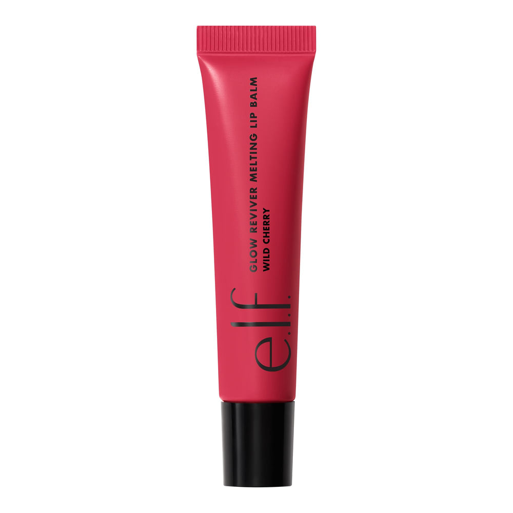 Bálsamo labial e.l.f. tono rojo para realzar el color.