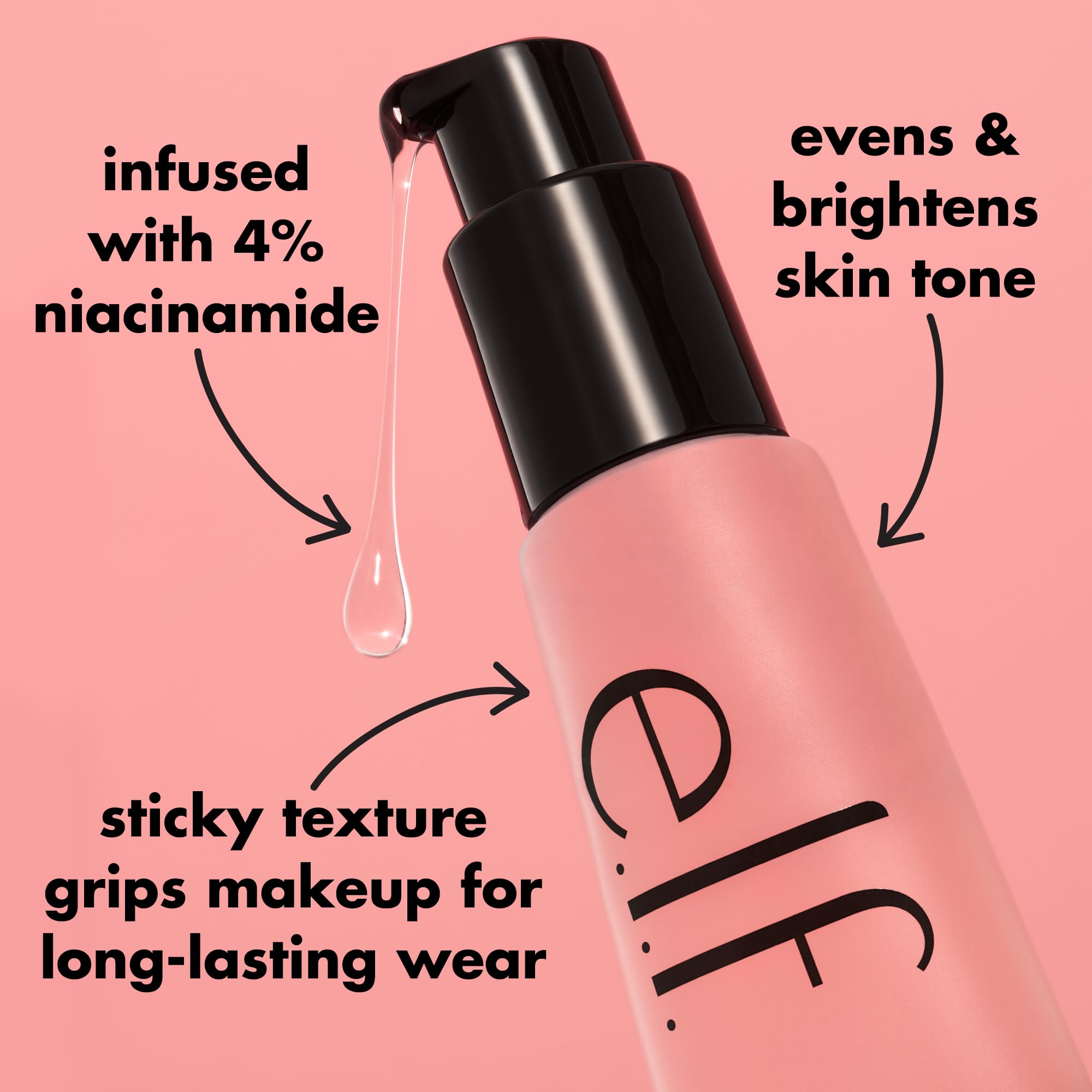 Power Grip Primer con Niacinamida adecuado para todos los tonos de piel