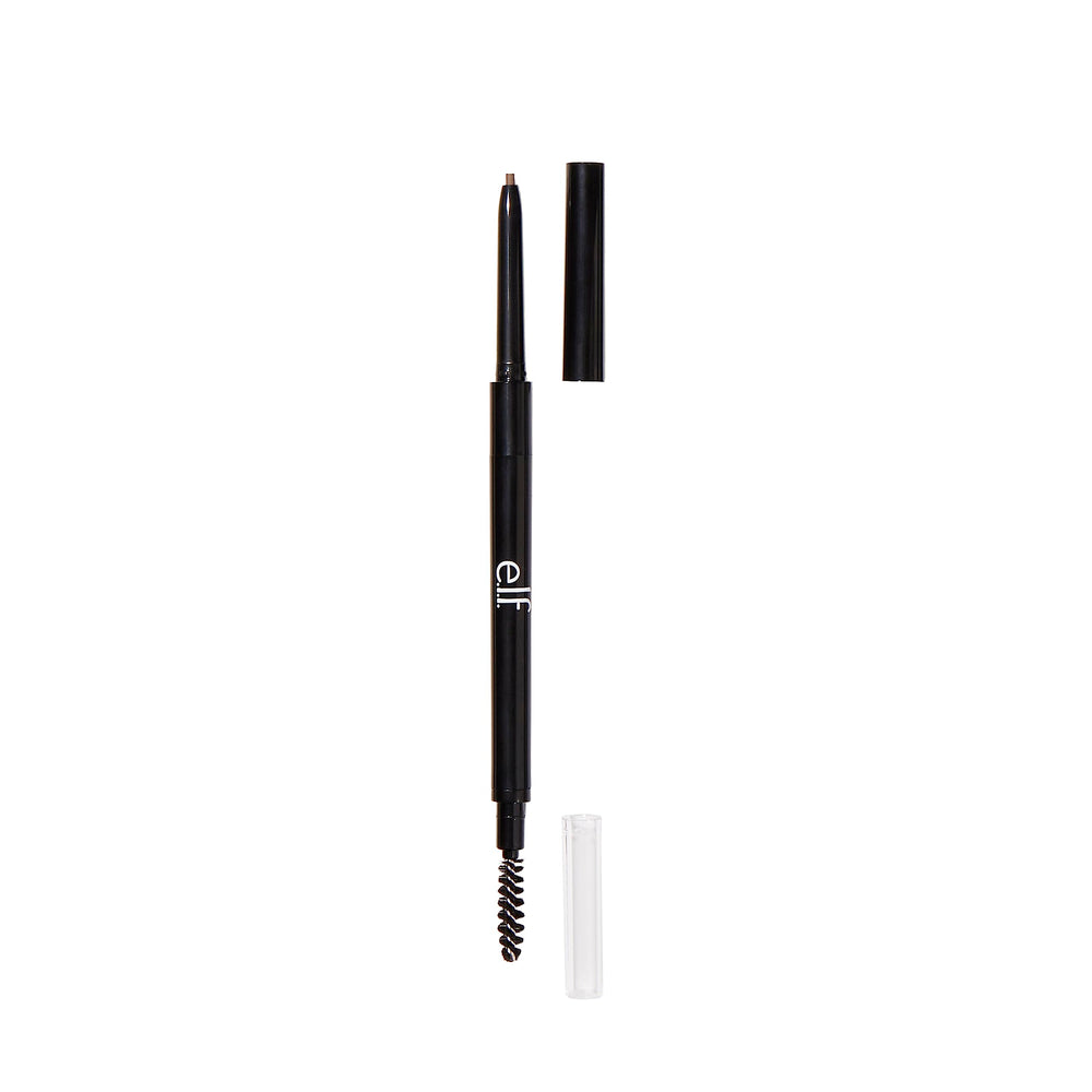 e.l.f. Ultra Precise Brow Pencil brush tames brows for defined arches