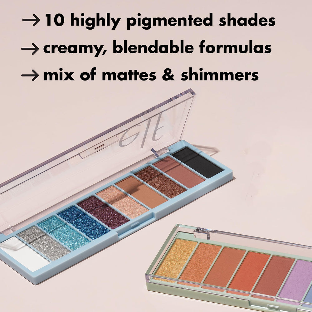 e.l.f. Perfect 10 acabados metalizados glitter para brillo duradero