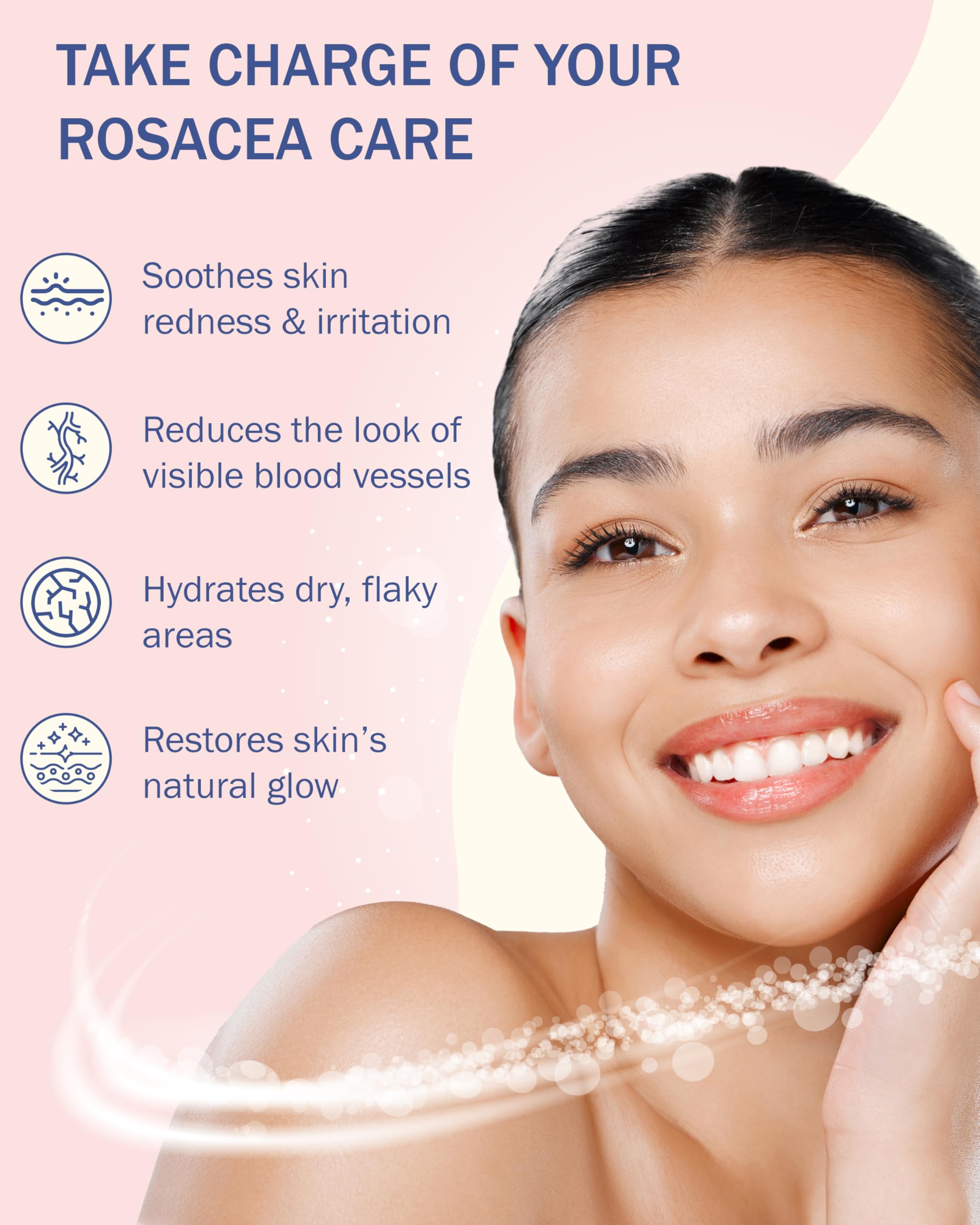 e70 Rosacea Solve set packaging presents a complete skincare routine