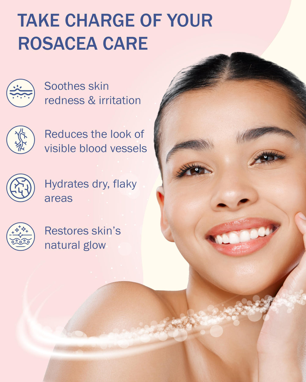 e70 Rosacea Solve set packaging presents a complete skincare routine