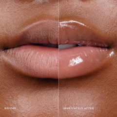 Applying Le Chouchou Butter Mochi Balm on lips for hydration