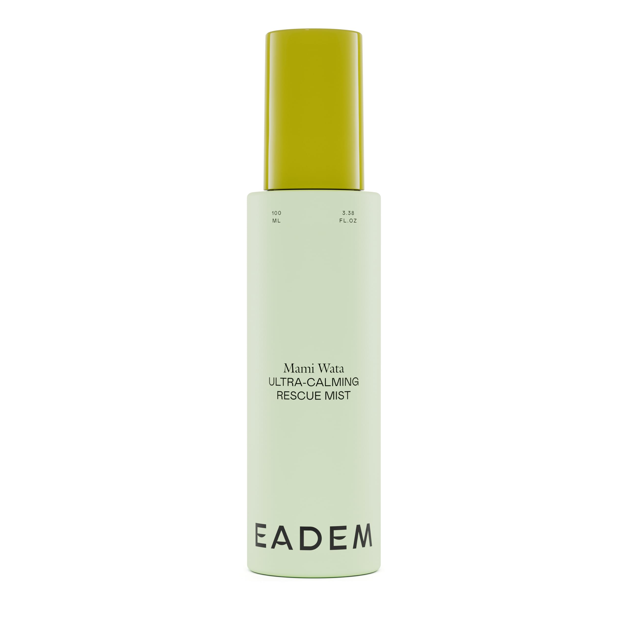 EADEM Mami-Wata bottle mist in use for instant hydration and barrier support.