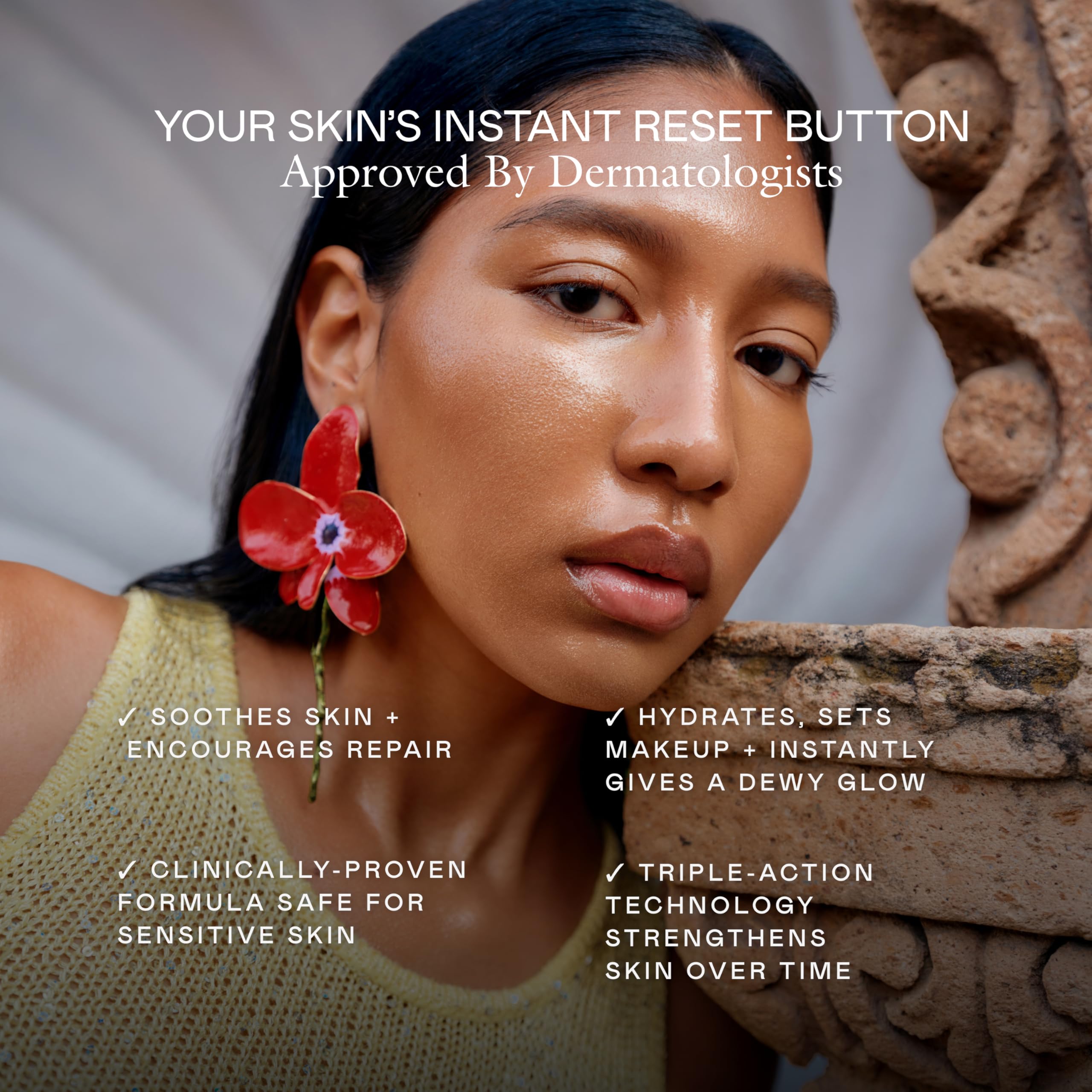 EADEM Mami-Wata application spray refreshing skin without residue.