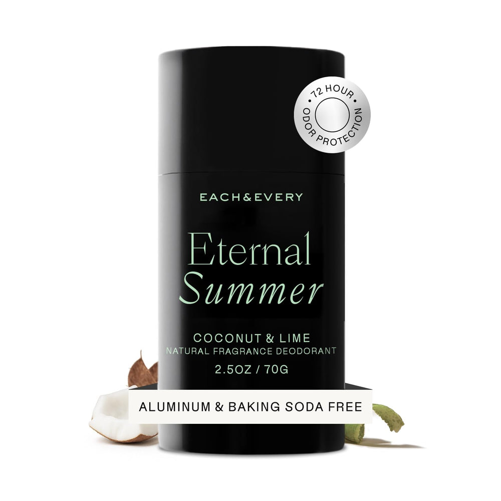 Each & Every desodorante coco-lima fragancia natural para uso diario