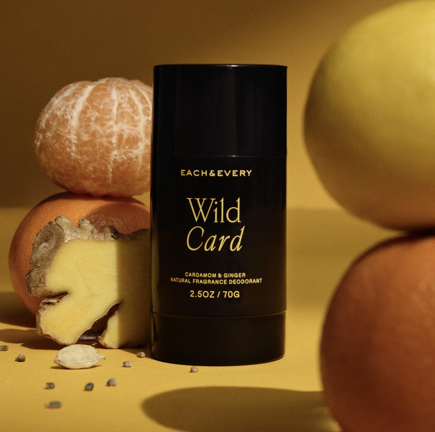 Each & Every packaging photographed shows recyclable materials for eco-conscious routines.