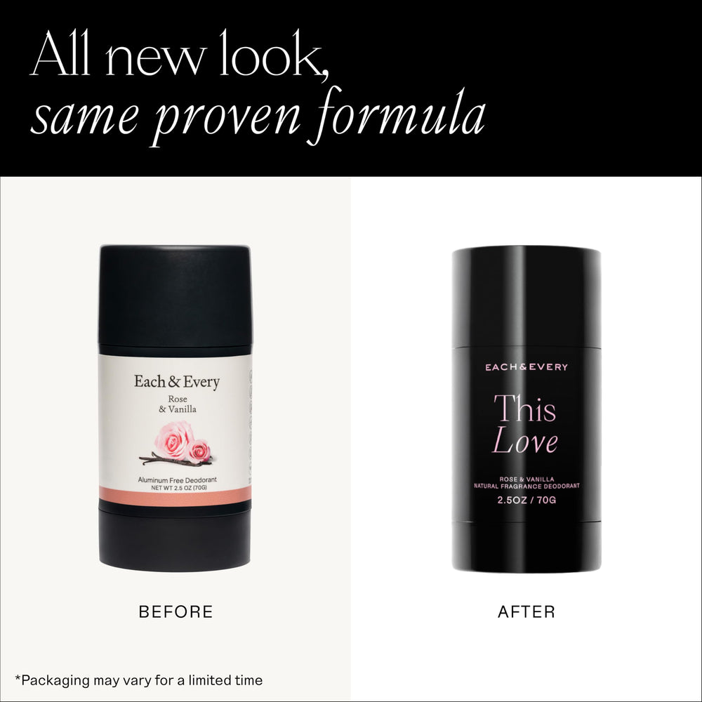 Each & Every Rose & Vanilla application image demonstrates smooth glide for daily use.