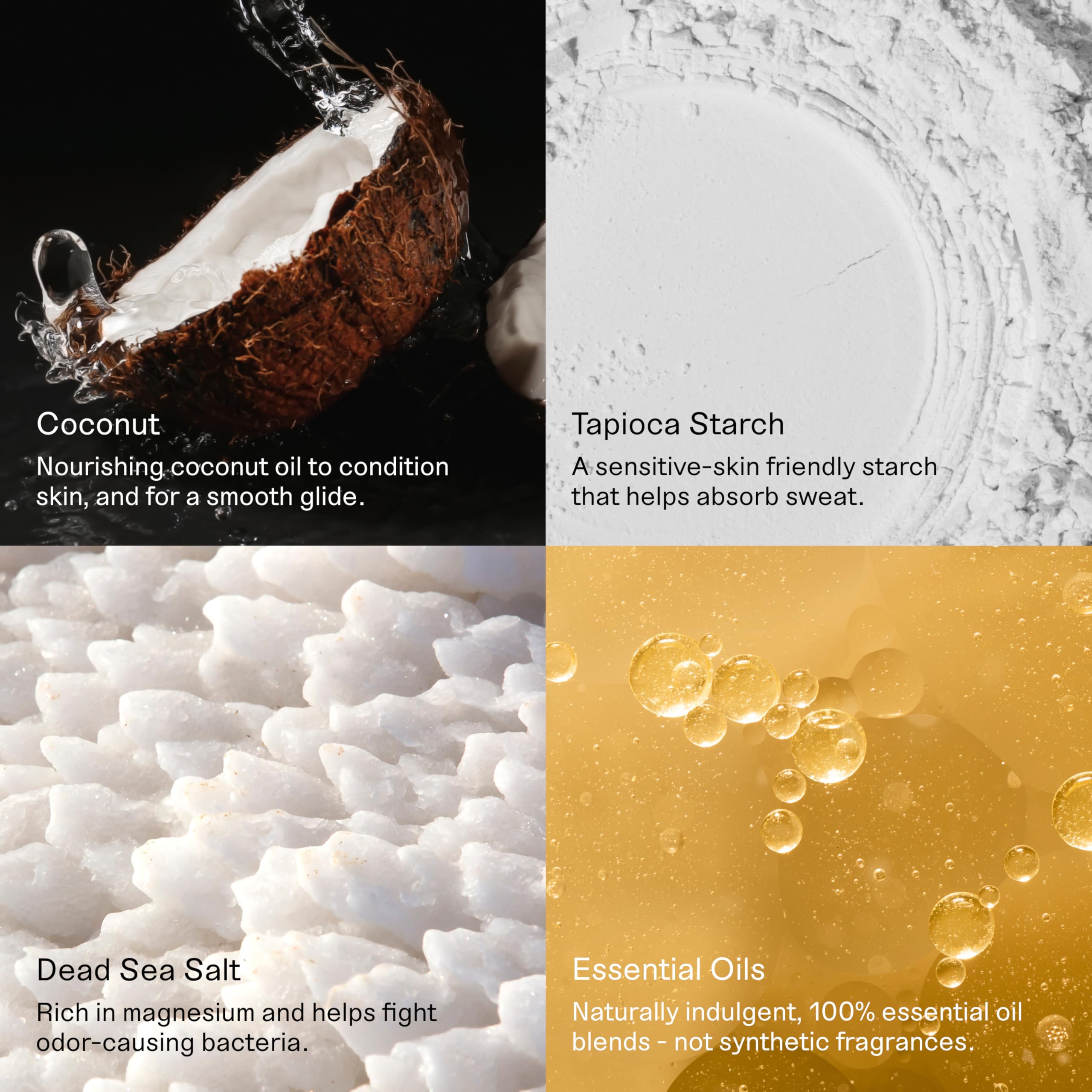 Each & Every desodorante vegano-cruelty-free, aroma natural para uso diario.