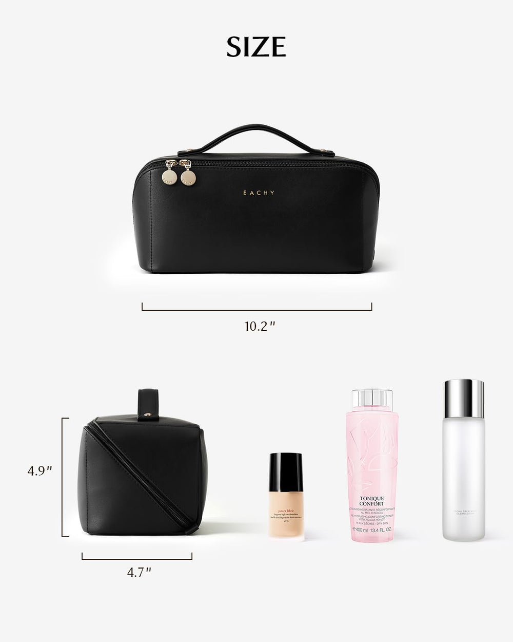 Eachy makeup and toiletry bag in one for home or travel