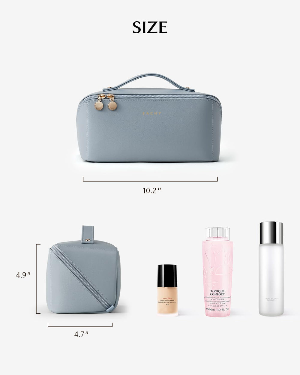 EACHY organized compartments for cosmetics and toiletries