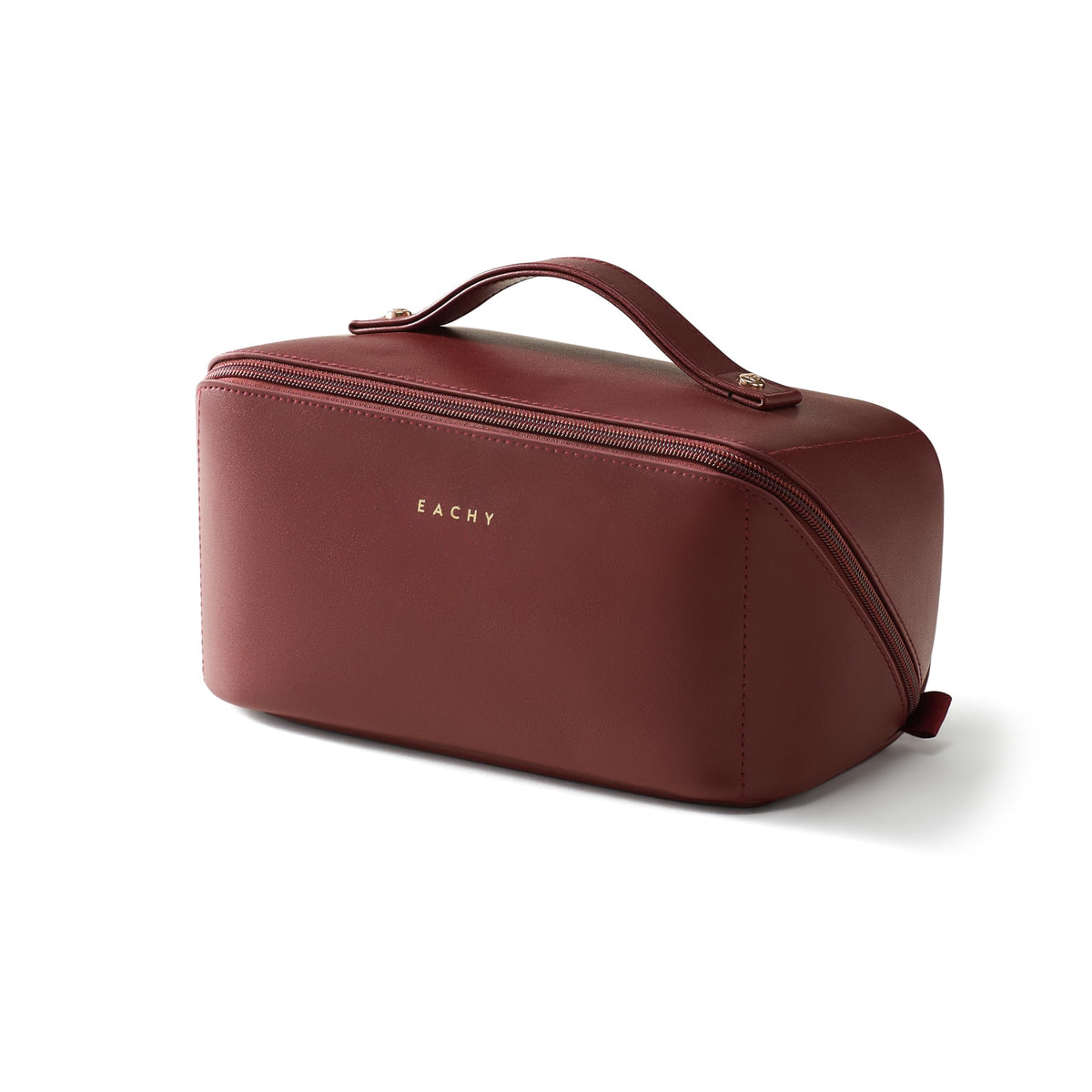 EACHY travel makeup bag open-flat view for quick access