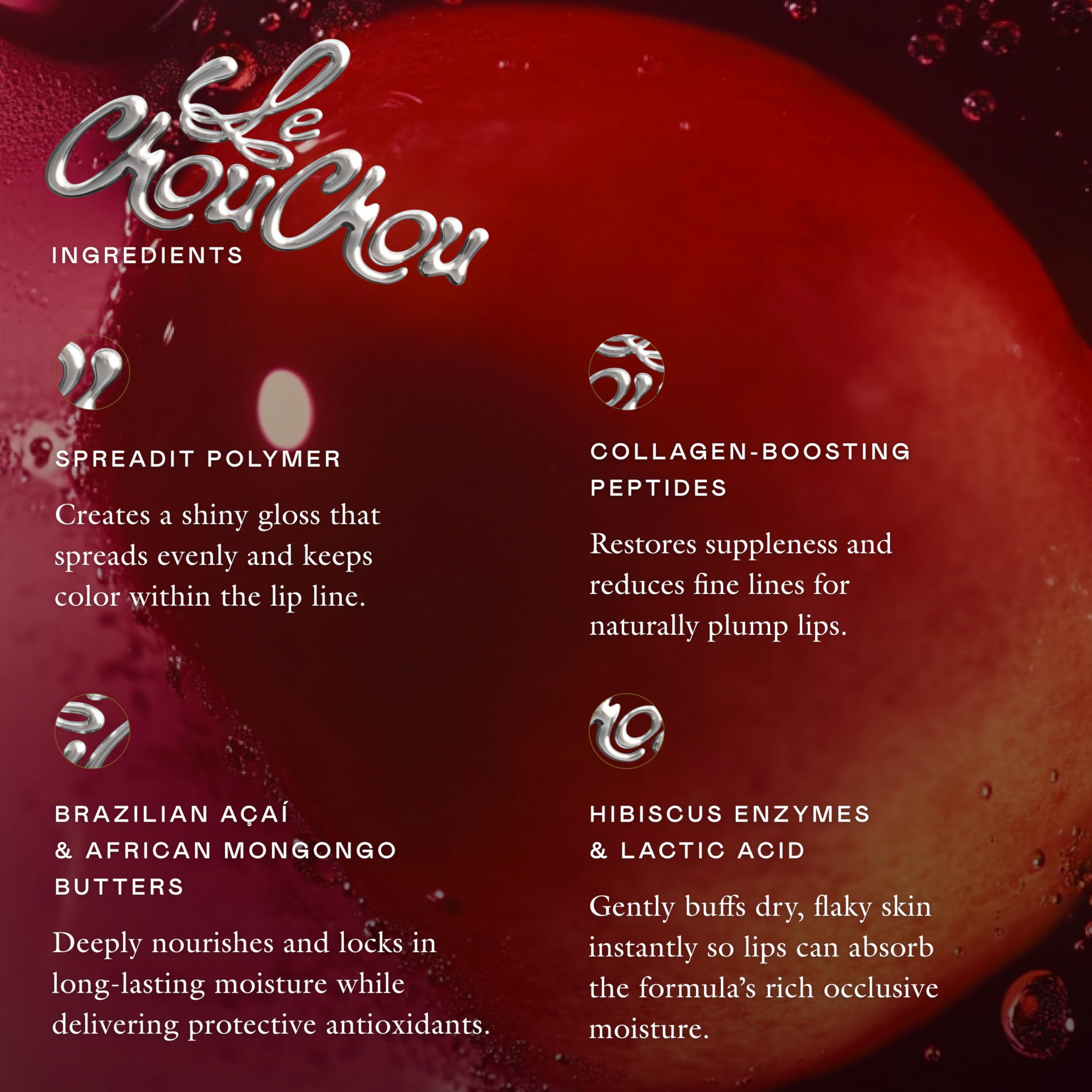 African Mongongo Butter delivering soft, flexible lips in EADEM balm.