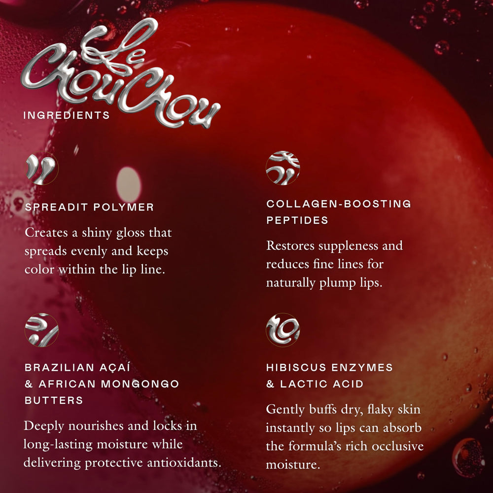African Mongongo Butter delivering soft, flexible lips in EADEM balm.