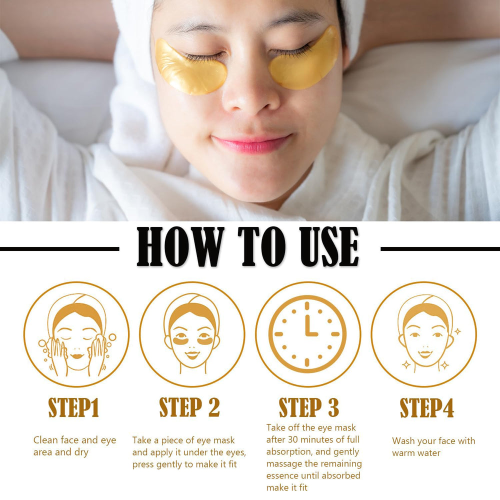 Eakroo 24k gold detail highlights premium skincare ingredient.