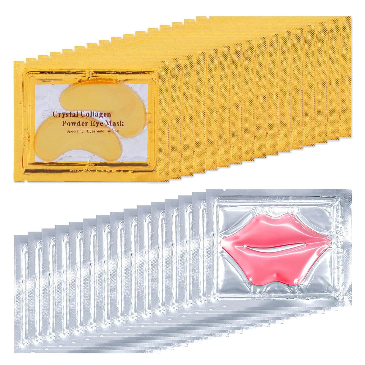 Eakroo lip mask and eye mask kit shown for a party setup, ideal for pampering moments.