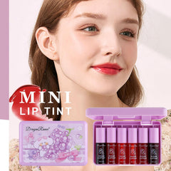 Eakroo lip tint swatches show six rich shades for lips and cheeks