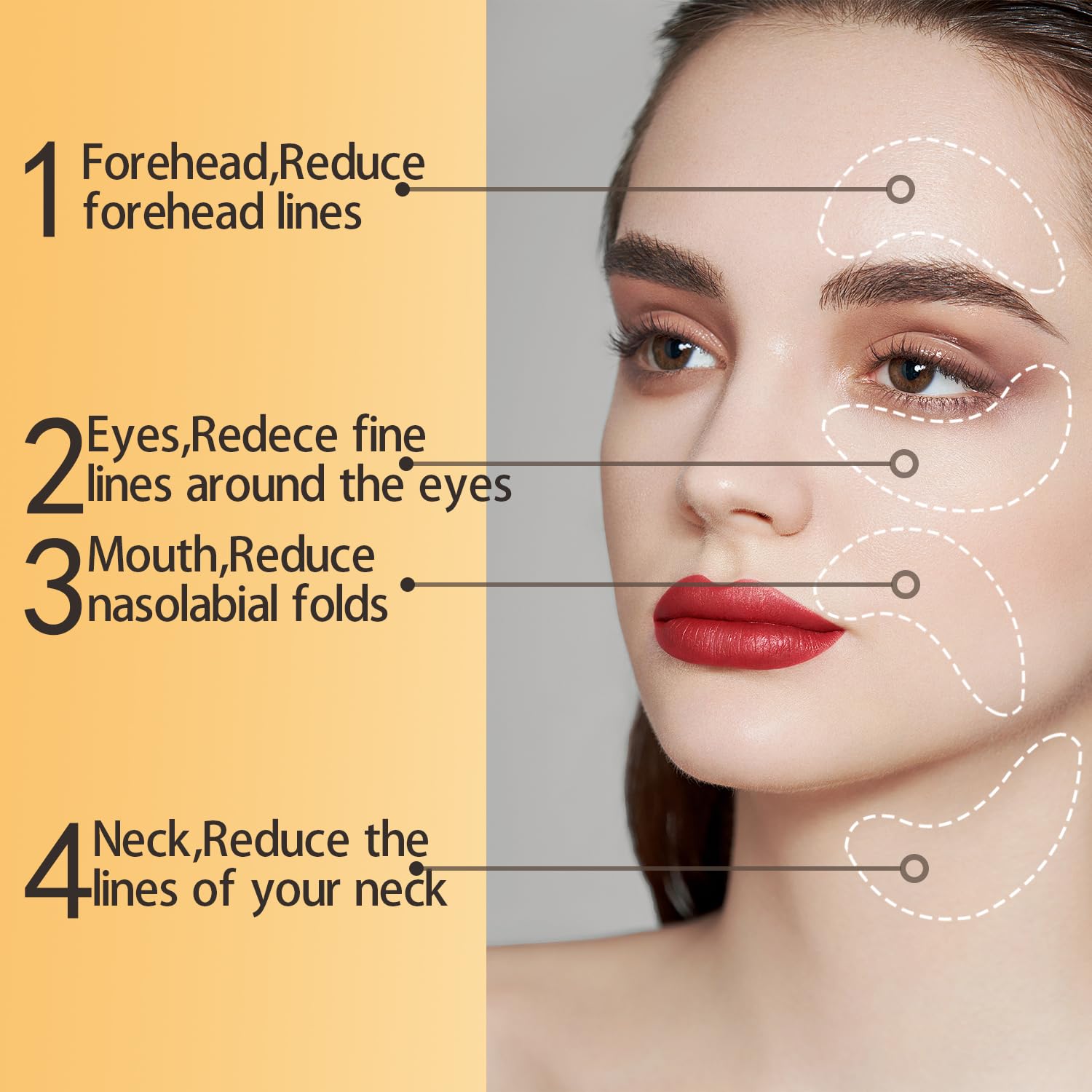Conjunto labial y ojos de Eakroo para cuidado diario.