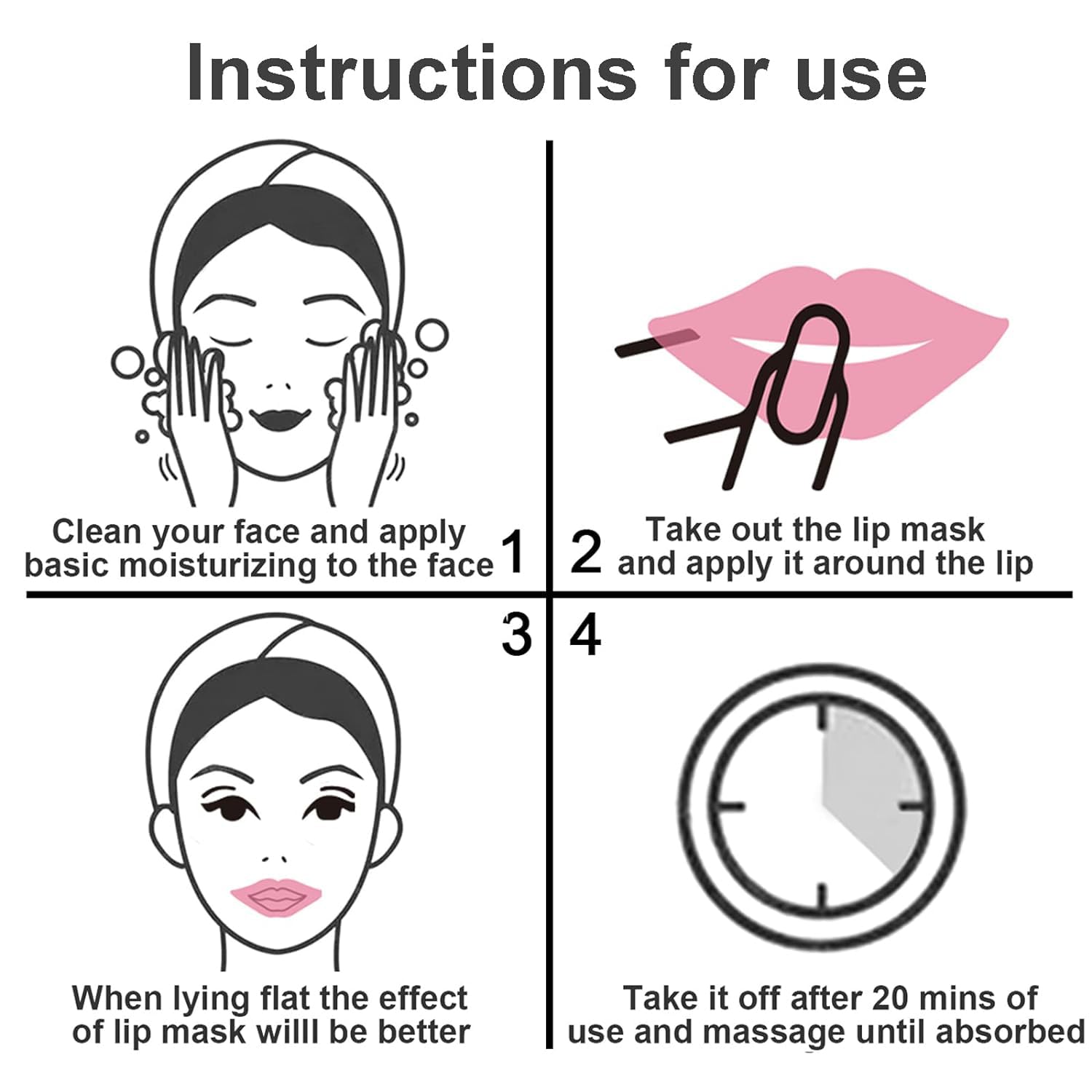Eakroo day and night care concept with lips and eyes patches.