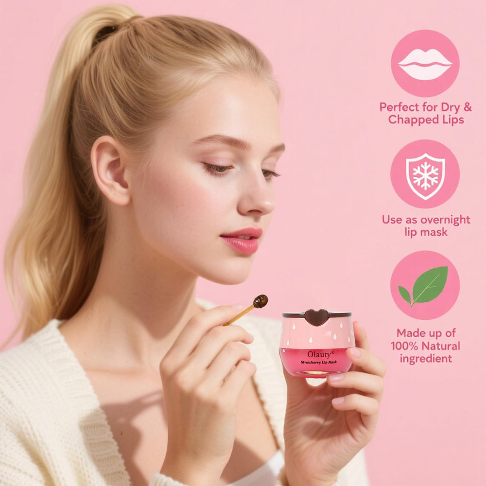 Balsamo labial Eakroo en tarro miel sabor uvas, hidratación profunda y acabado suave