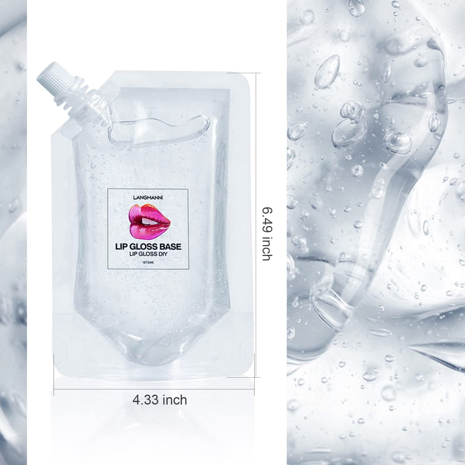 Eakroo lip gloss base use-case scenario ready for lips