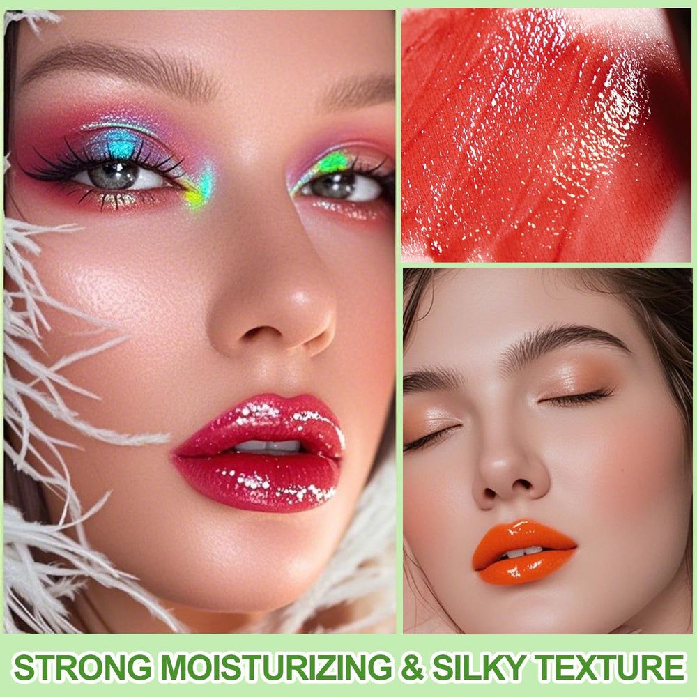 Eakroo lip tint swatches reveal vivid shades and high pigment for bold looks.