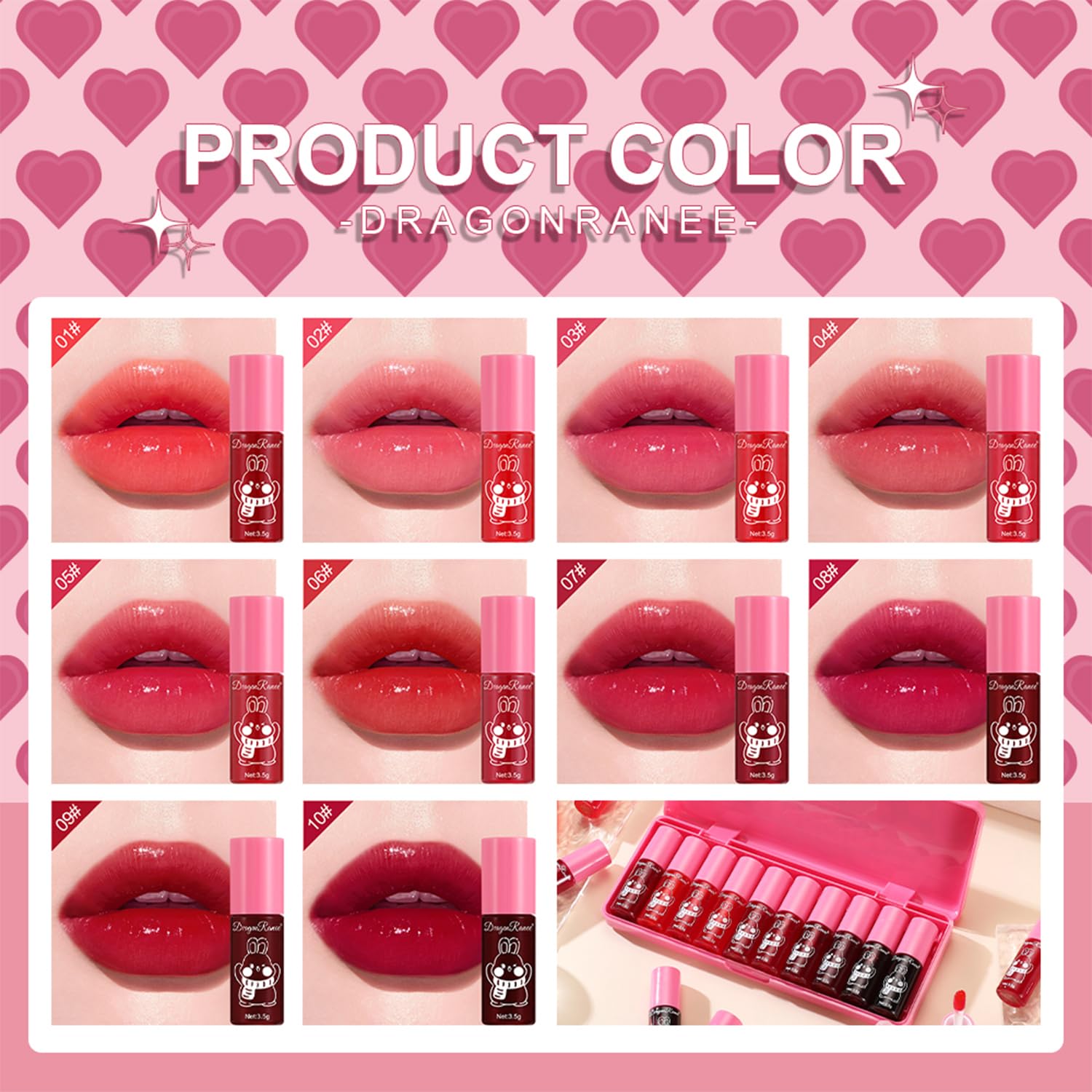Eakroo multi-use tint can be used on lips, cheeks, and eyes.