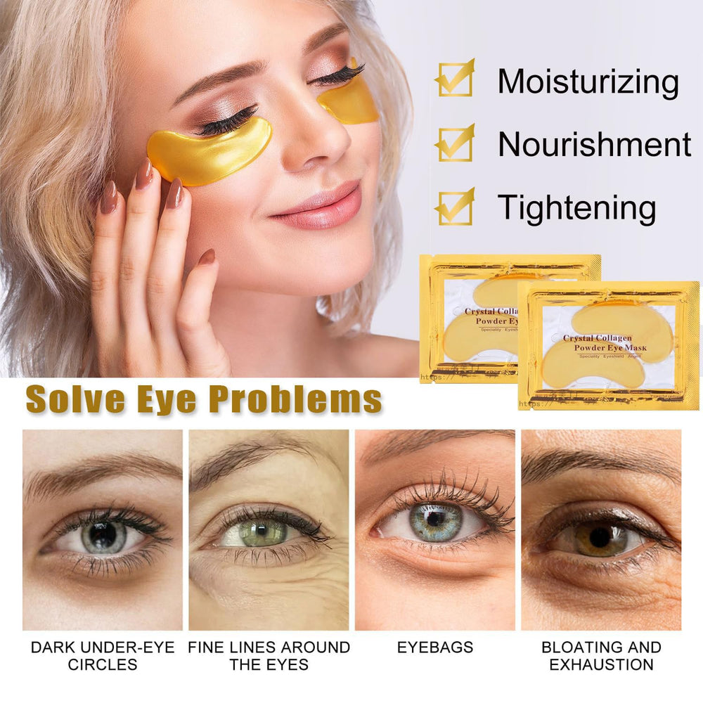 Mascarilla ocular 24k oro de Eakroo para revitalizar la mirada.