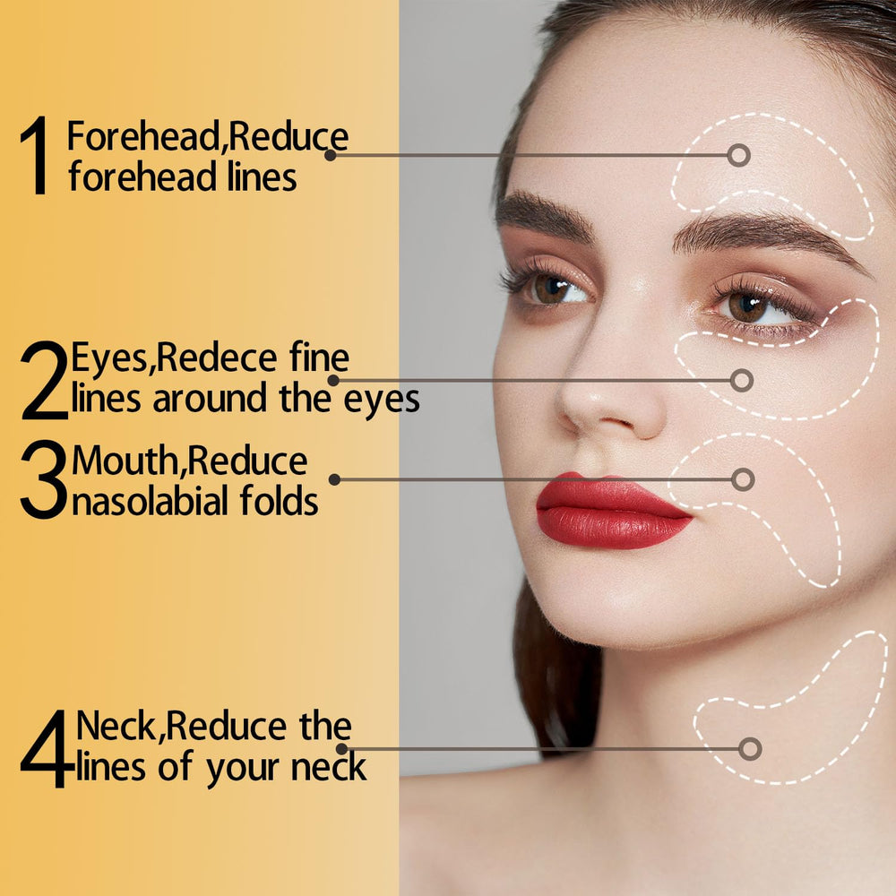 Paquete de mascarillas labiales y oculares de Eakroo para cuidado completo.