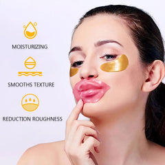 Parche ocular Eakroo con oro 24K para una mirada más fresca.