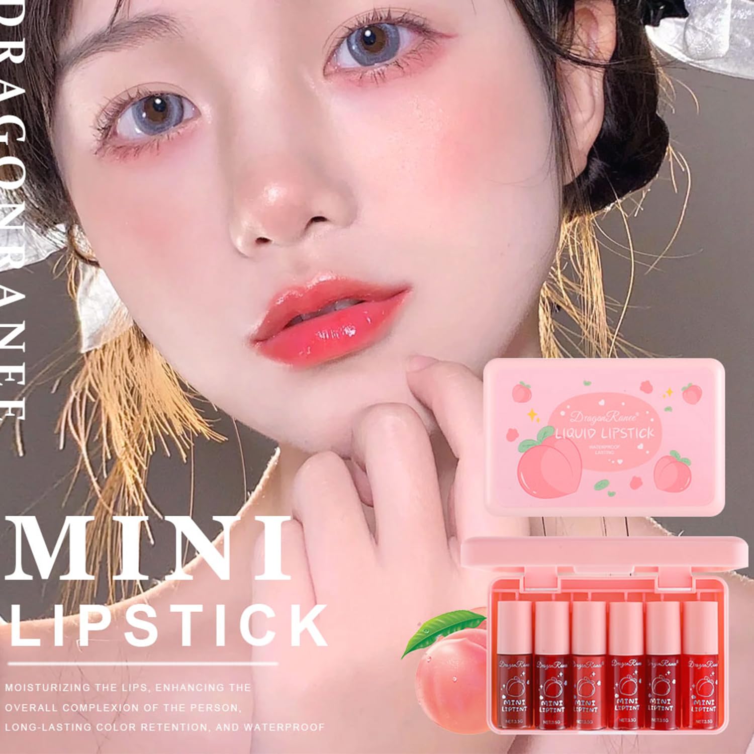 Eakroo tintes labiales hidratantes, labios suaves y color duradero.