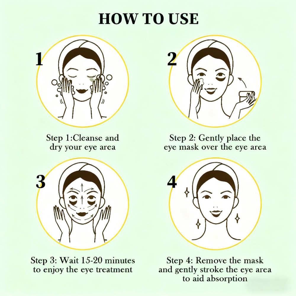 Eakroo patches being applied by a woman for simple eye care