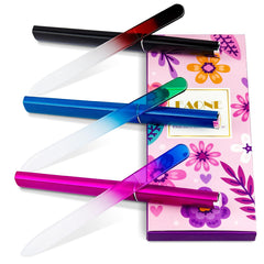 EAONE crystal glass nail file green-blue gradient for smooth shaping