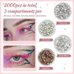 EARLMONI flatback rhinestones bulk for dazzling nails and accessory designs.
