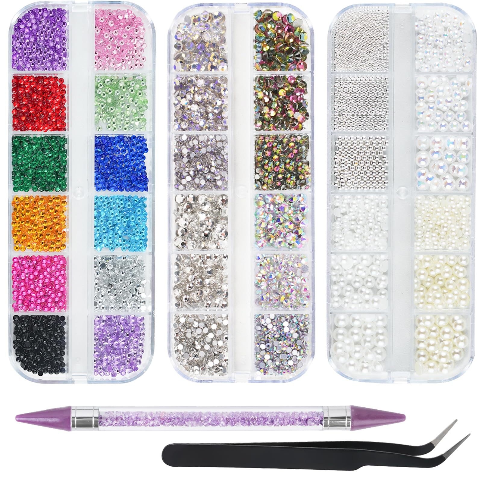 EARLMONI nail gems collection for versatile nail art and crafts.