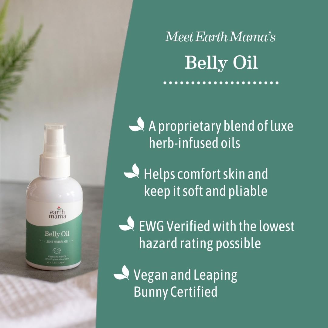 Earth Mama Aceite Vientre: borraja y jojoba como base nutritiva